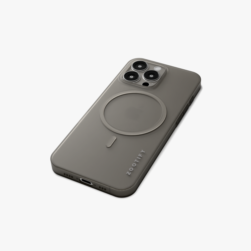 Textura – Grey PaperFeel MagSafe Case for iPhone 16 pro
