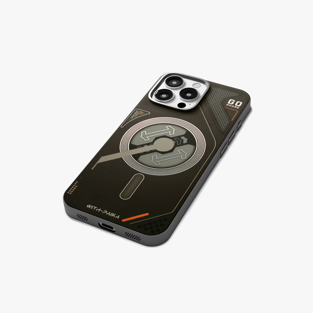 VectorEdge – Black  Modern MagSafe case for iPhone 16 pro