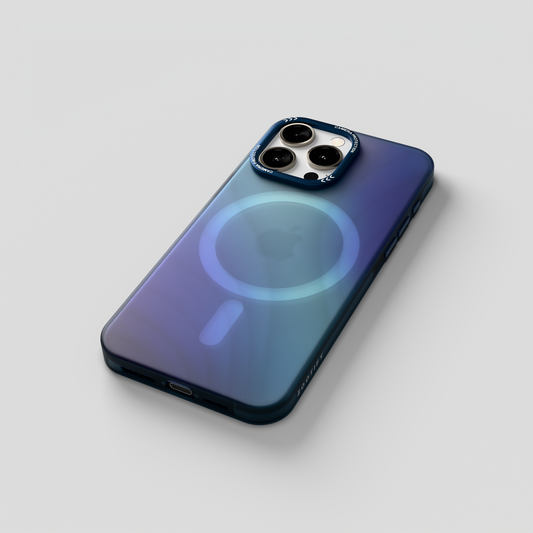 MeteorGlow – Unique Frosted Finish MagSafe Case for iPhone 15 pro max