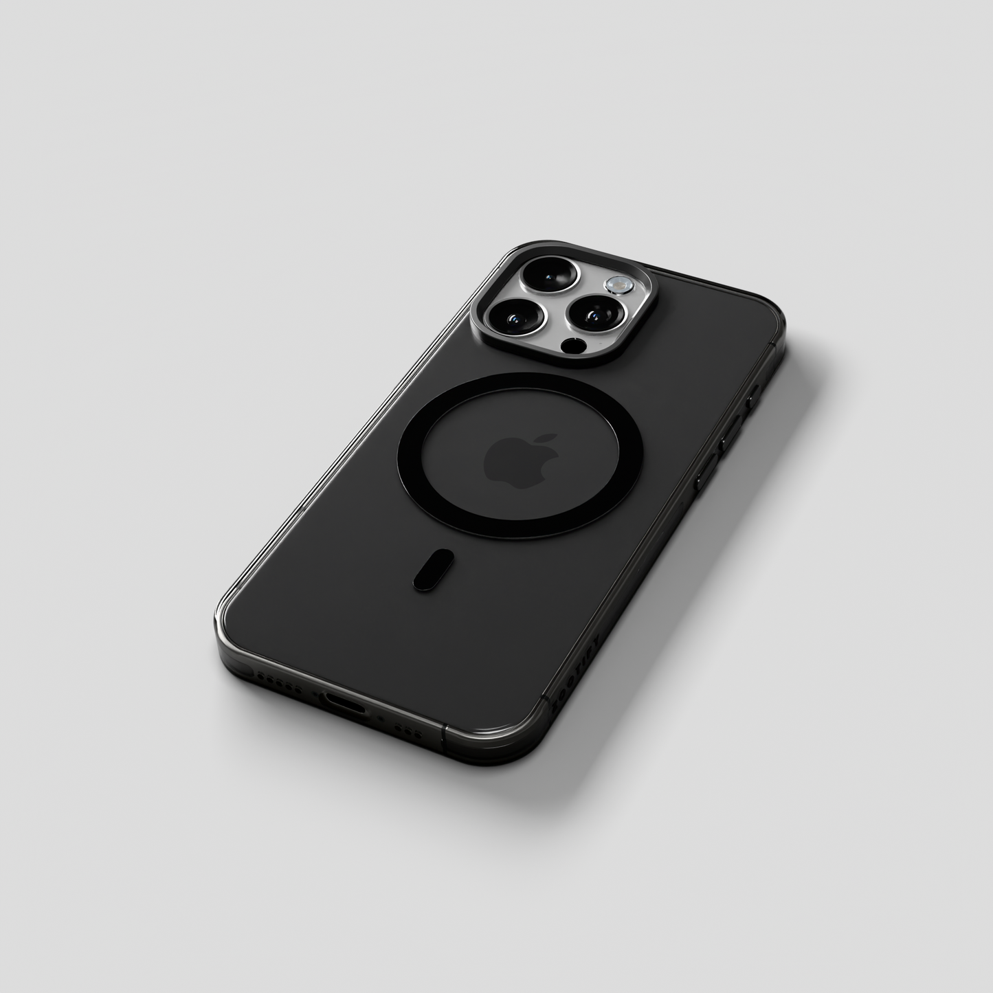 Ironclad  – Smoky Grey Magsafe Transparent Shield Case for iPhone 15 pro