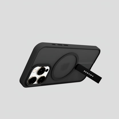 FroStand – Black Matte MagSafe T-Stand Case for iPhone 15 pro max
