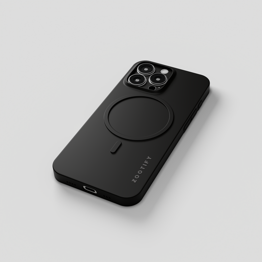 Textura – Black PaperFeel MagSafe Case for iPhone 16 pro