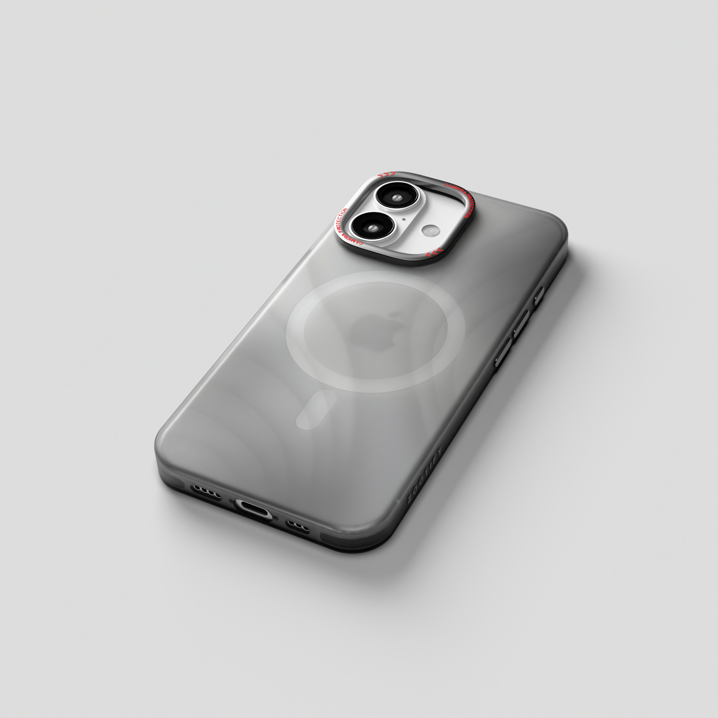 MeteorGlow – Titanium Grey Unique Frosted Finish MagSafe Case for iPhone 16