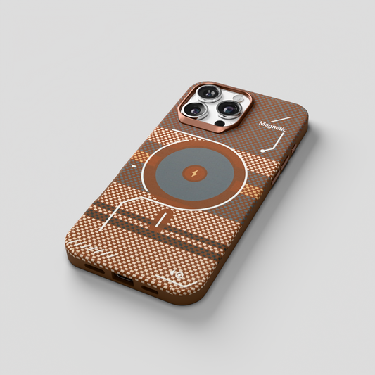ArtiShell – Brown Detachable Layer Modular MagSafe Case for IPhone 16 pro max