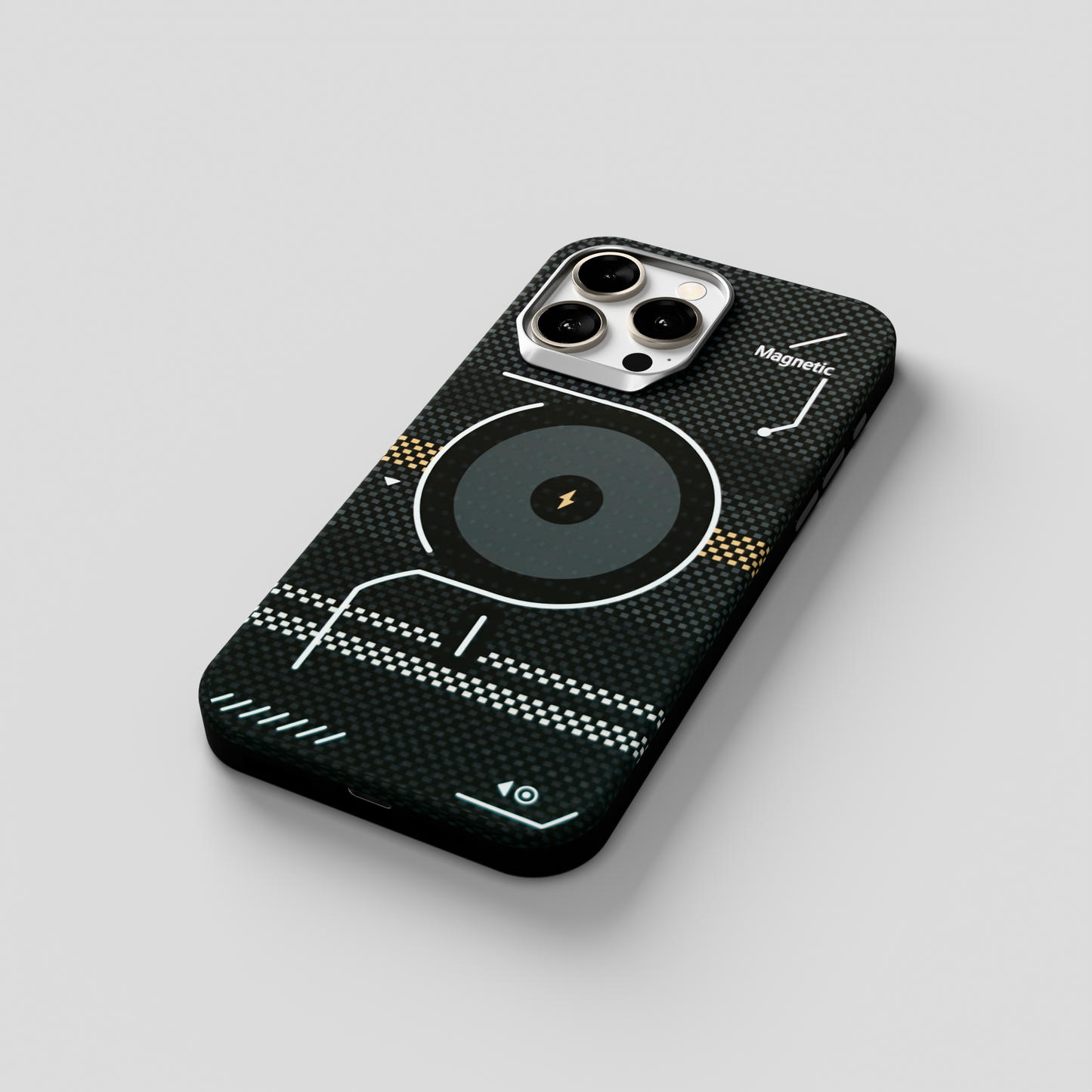 ArtiShell – Black Detachable Layer Modular MagSafe Case for iPhone 15 pro max