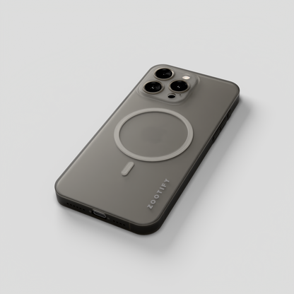 Textura – Grey PaperFeel MagSafe Case for iPhone 15 pro max