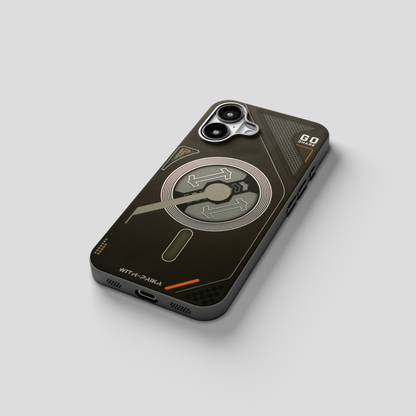 VectorEdge – Black  Modern Aesthetics Magsafe case for iPhone 16