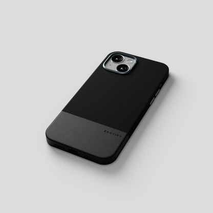 ForgeCraft – Vintage Leather Grip Case for iPhone 15