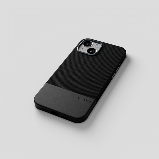 ForgeCraft – Vintage Leather Grip Case for iPhone 15
