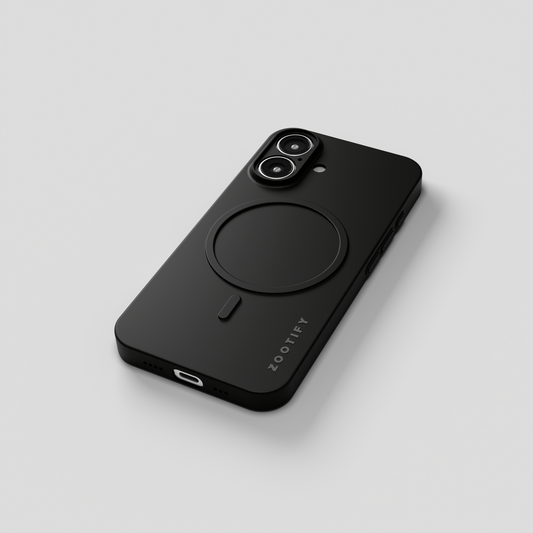 Textura – Black PaperFeel MagSafe Case for iPhone 16