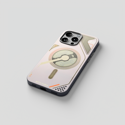 VectorEdge – Grey Modern Aesthetics Magsafe case for iPhone 15 pro