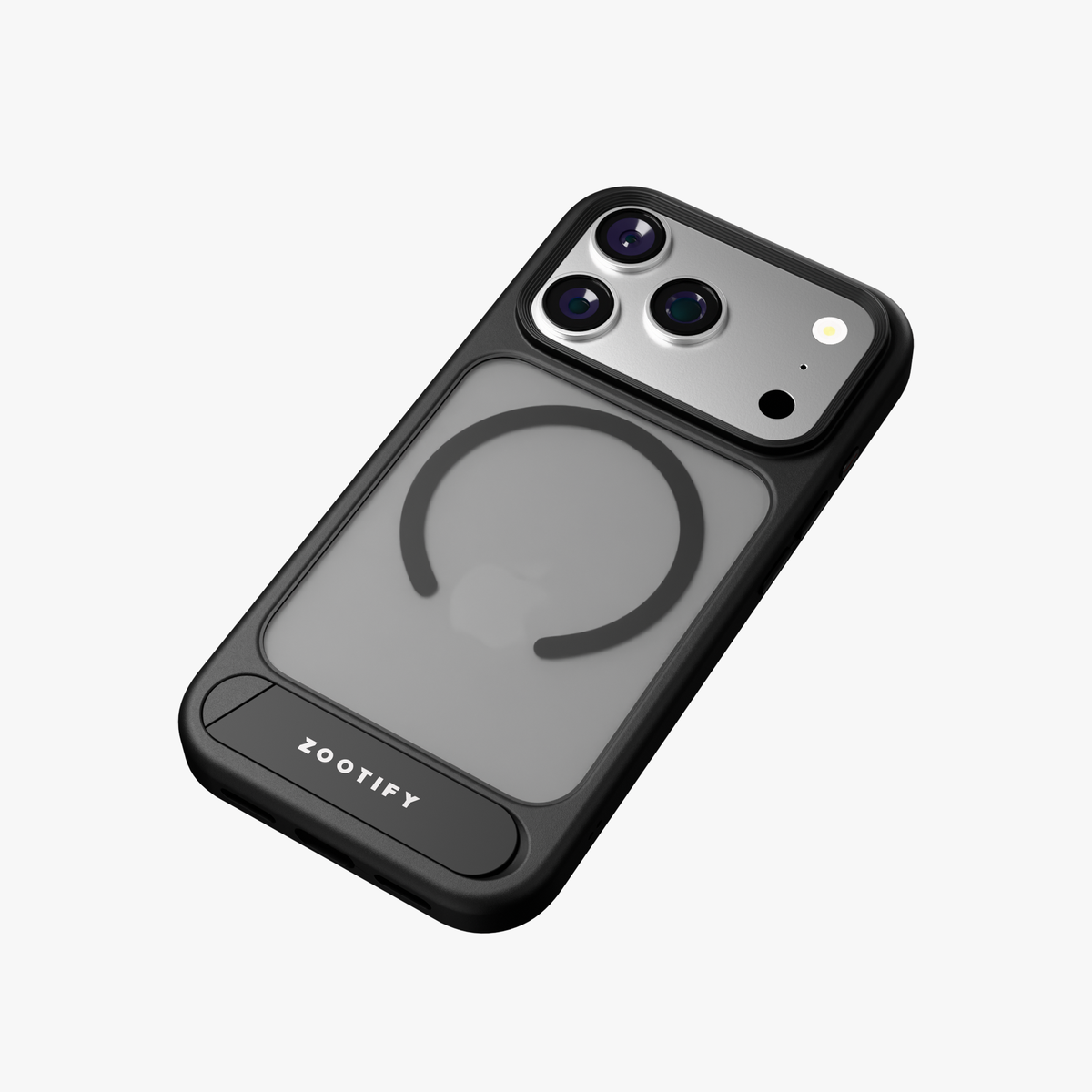 Frostand – Black Frosted MagSafe Case Cover with Kickstand for iPhone 17 Pro Max