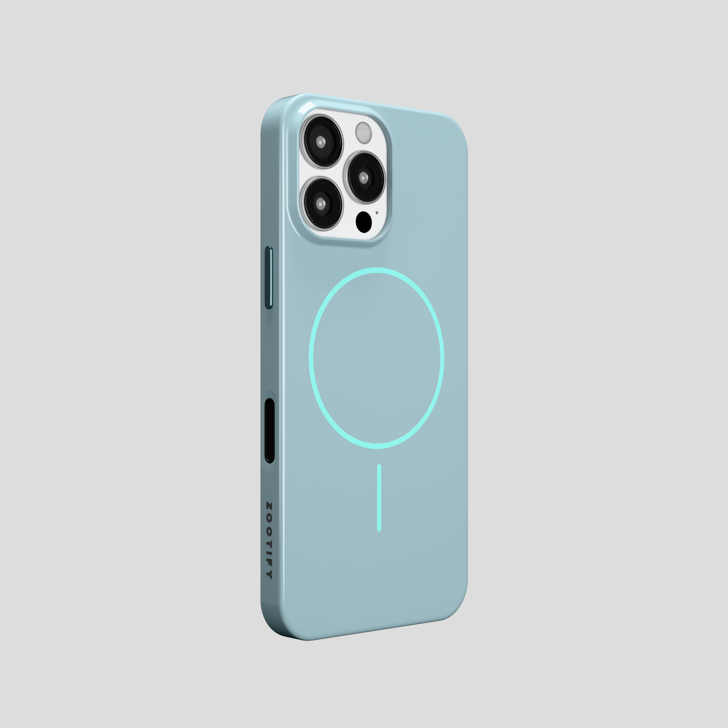 GlossCraft – Green Classic Glossy Magsafe Phone Case for iPhone 16 pro