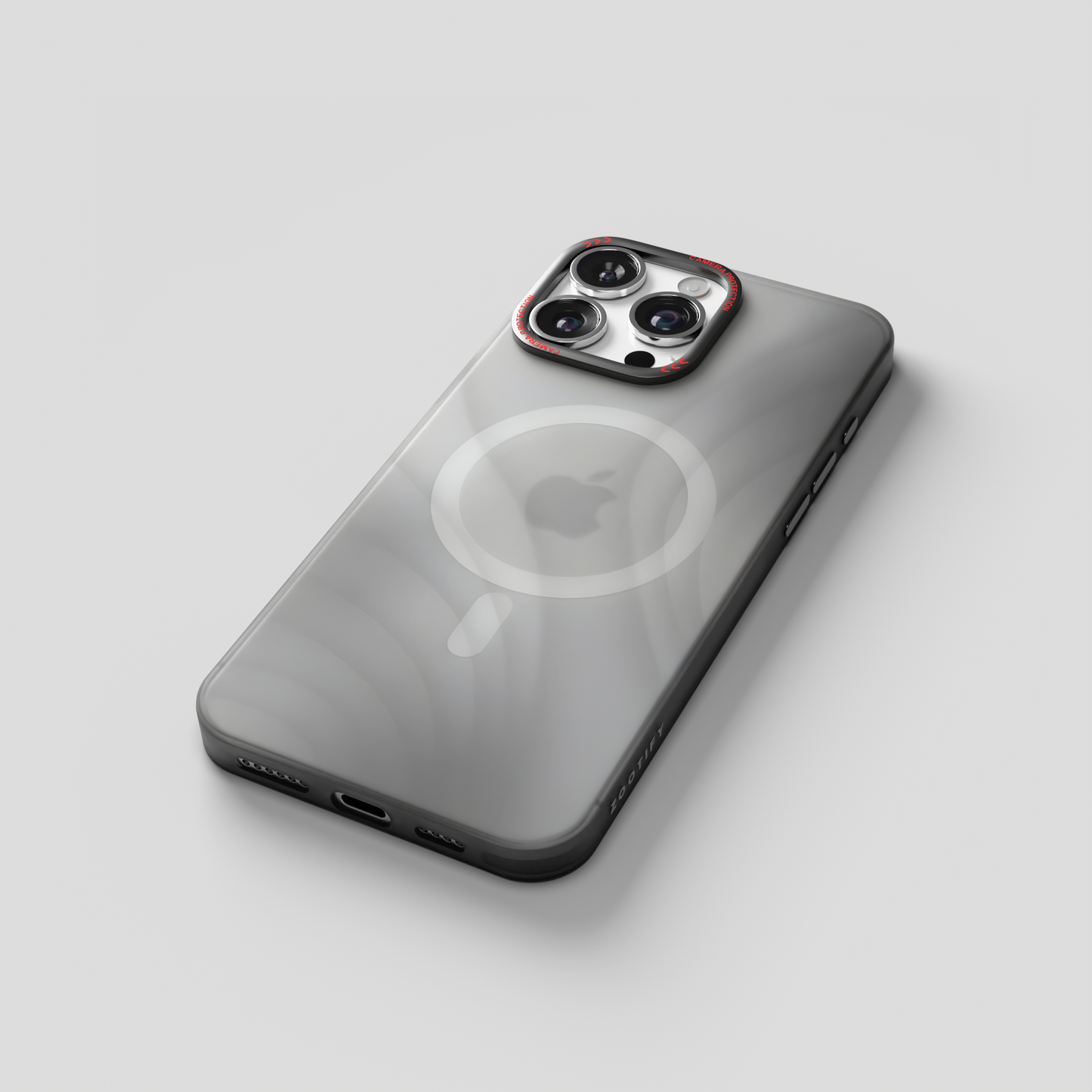 MeteorGlow – Titanium Grey Unique Frosted Finish MagSafe Case for iPhone 16 pro max