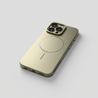 CamSafe – Gray Minimal phone case with Kickstand & LensGuard for iPhone 16 pro
