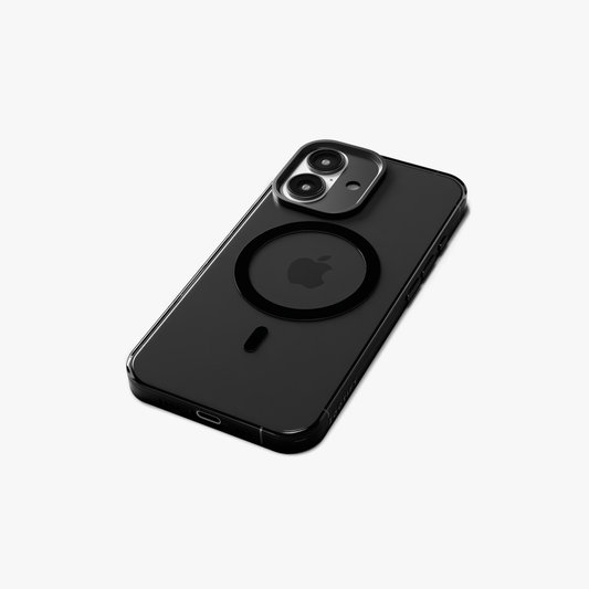 Ironclad Aura –  Smoky Grey MagSafe Transparent Shield Case for iPhone 16