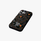 NeoWave – Black Double-layer Print Frosted MagSafe Phone Cover for iPhone 16