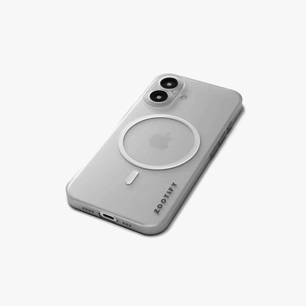 Textura – White PaperFeel MagSafe Case for iPhone 16