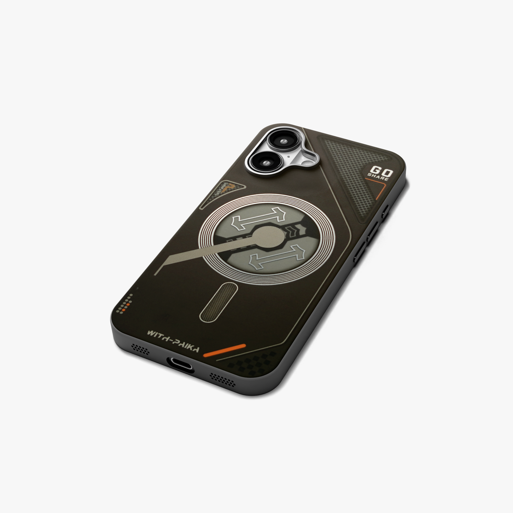 VectorEdge – Black  Modern Aesthetic MagSafe case for iPhone 16