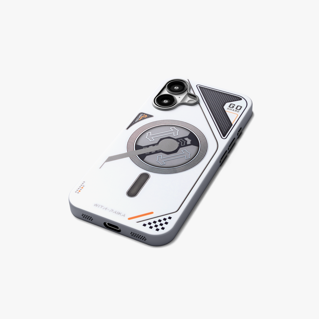 VectorEdge – White Modern Aesthetics MagSafe case for iPhone 16