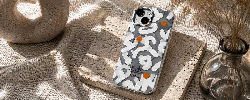 NeoWave – Unique Double-layer Print Frosted MagSafe Phone Cover for iPhone 15 mobile banner 1