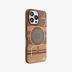 ArtiShell – Brown Detachable Layer Modular MagSafe Case for iPhone 16 pro