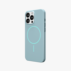GlossCraft – Classic blue Glossy Magsafe Phone Case for iPhone 16 pro