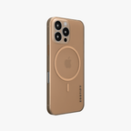 Textura – Brown PaperFeel MagSafe Case for iPhone 16 pro