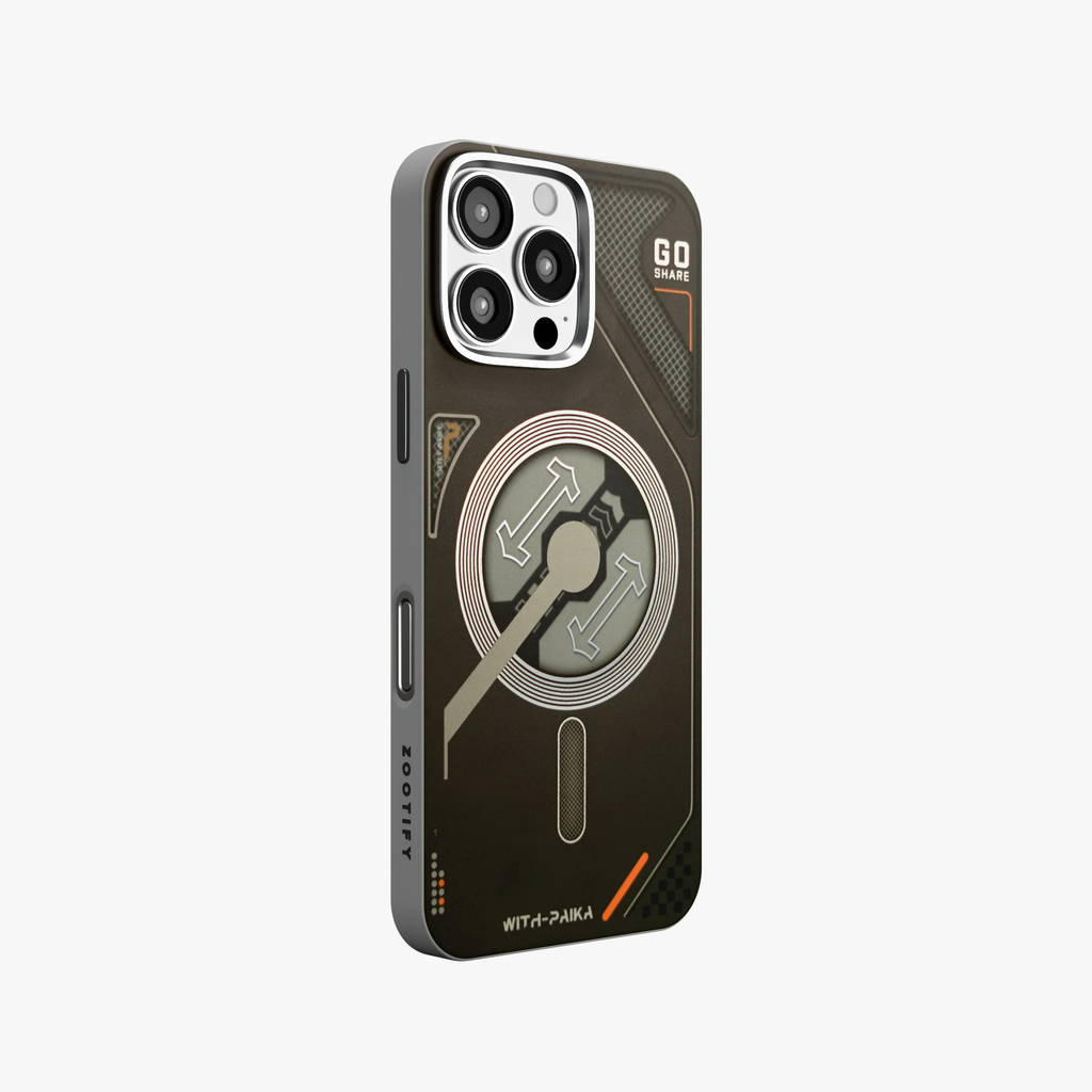 VectorEdge – Black  Modern MagSafe case for iPhone 16 pro