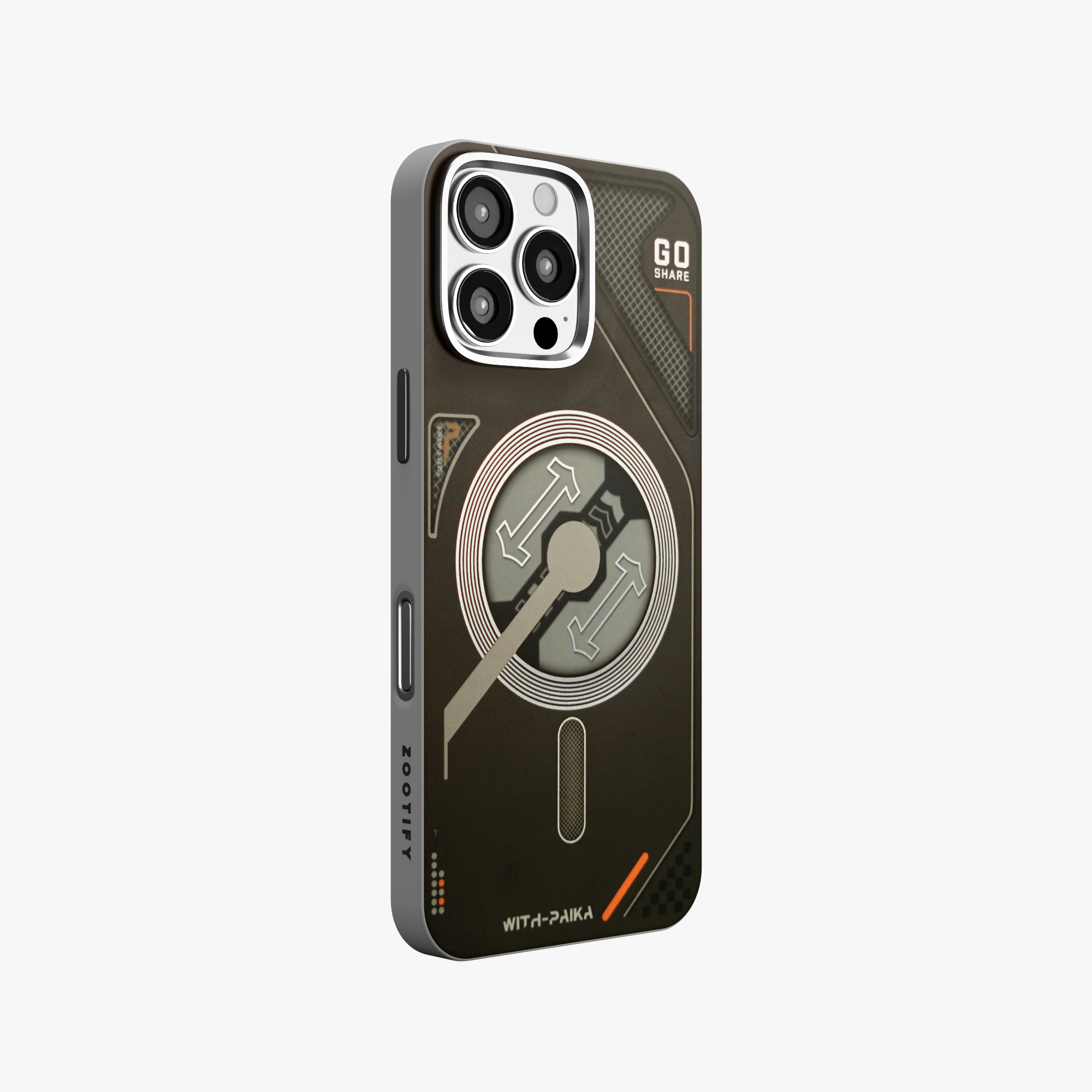 VectorEdge – Black  Modern Magsafe case for iPhone 16 pro