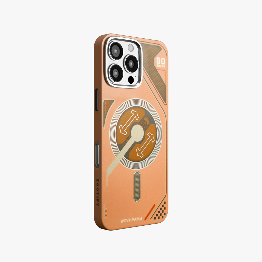 VectorEdge – Brown Modern MagSafe case for iPhone 16 pro