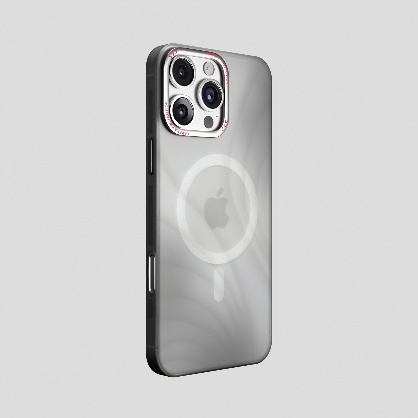 MeteorGlow – Titanium Grey Unique Frosted Finish MagSafe Case for iPhone 16 pro max