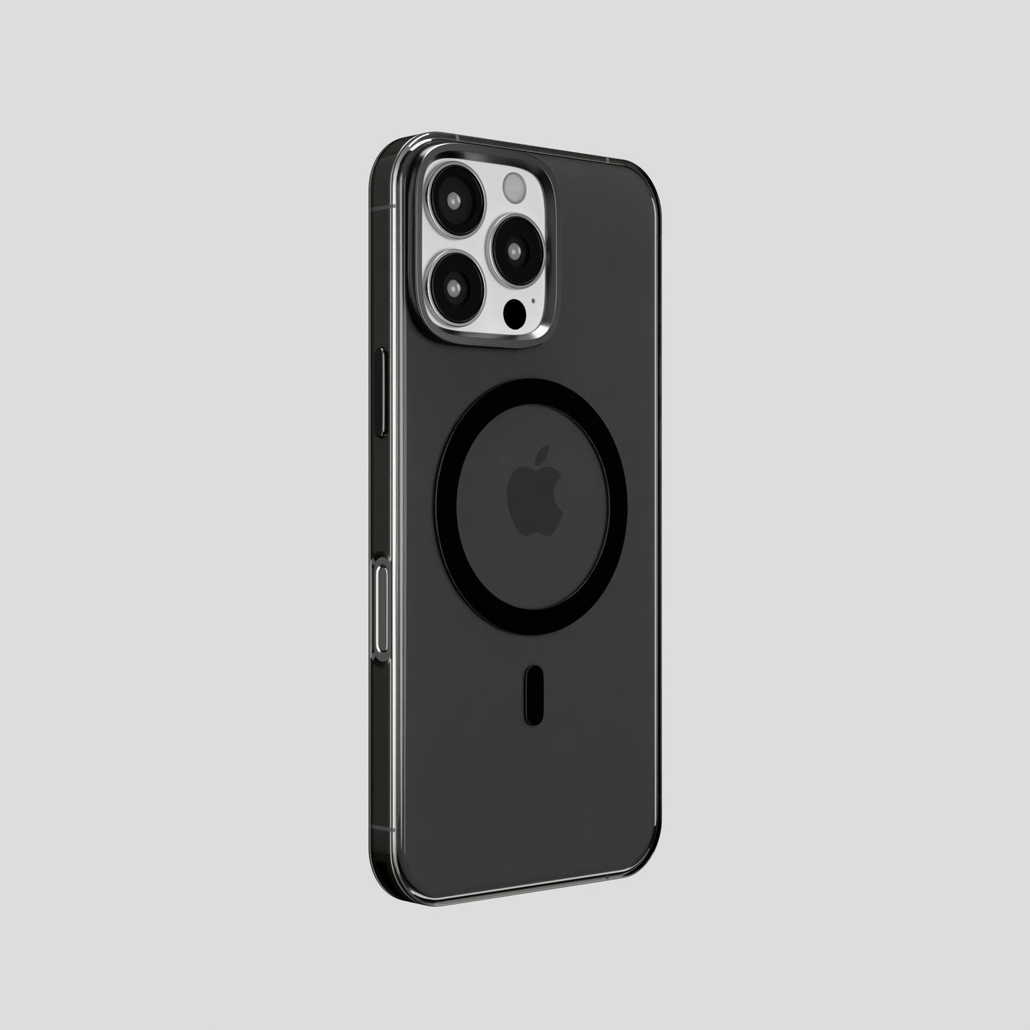 Ironclad Aura – Smoky Grey MagSafe Transparent Shield Case for iphone 16 pro