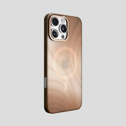 MeteorGlow – Desert Unique Frosted Finish MagSafe Case for iPhone 16 pro max