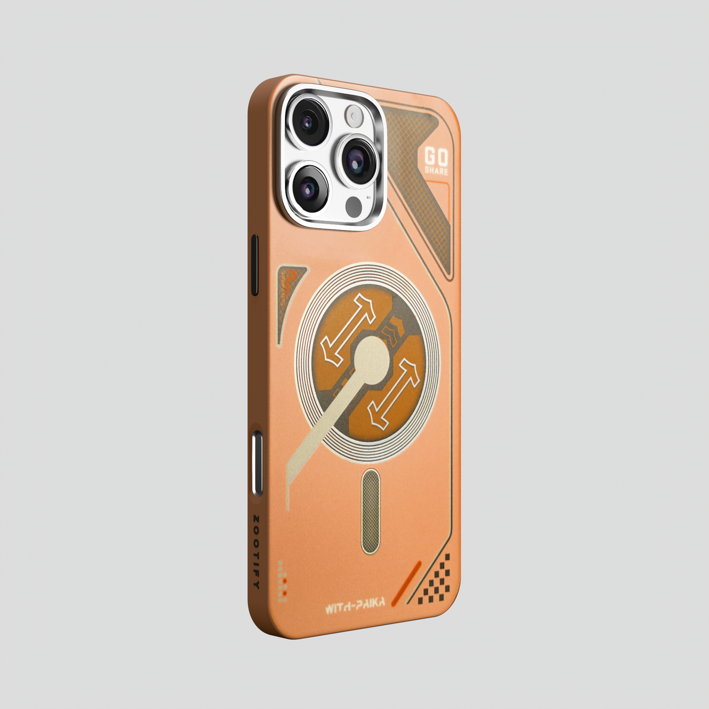 VectorEdge – Brown Modern Aesthetics Magsafe case for iPhone 16 pro max