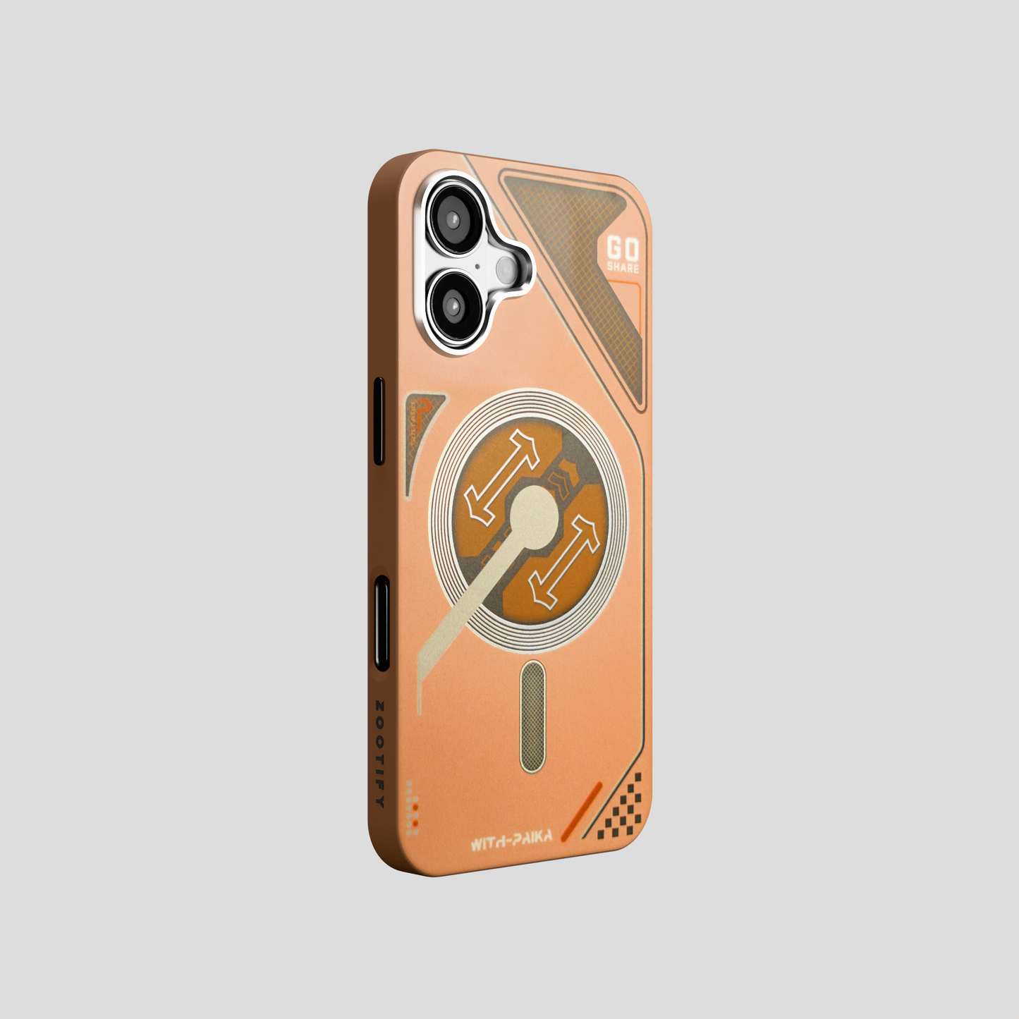 VectorEdge – Brown Modern Aesthetics Magsafe case for iPhone 16