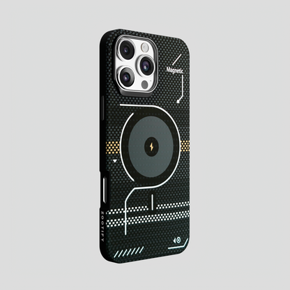 ArtiShell – Black Detachable Layer Modular MagSafe Case for IPhone 16 pro max