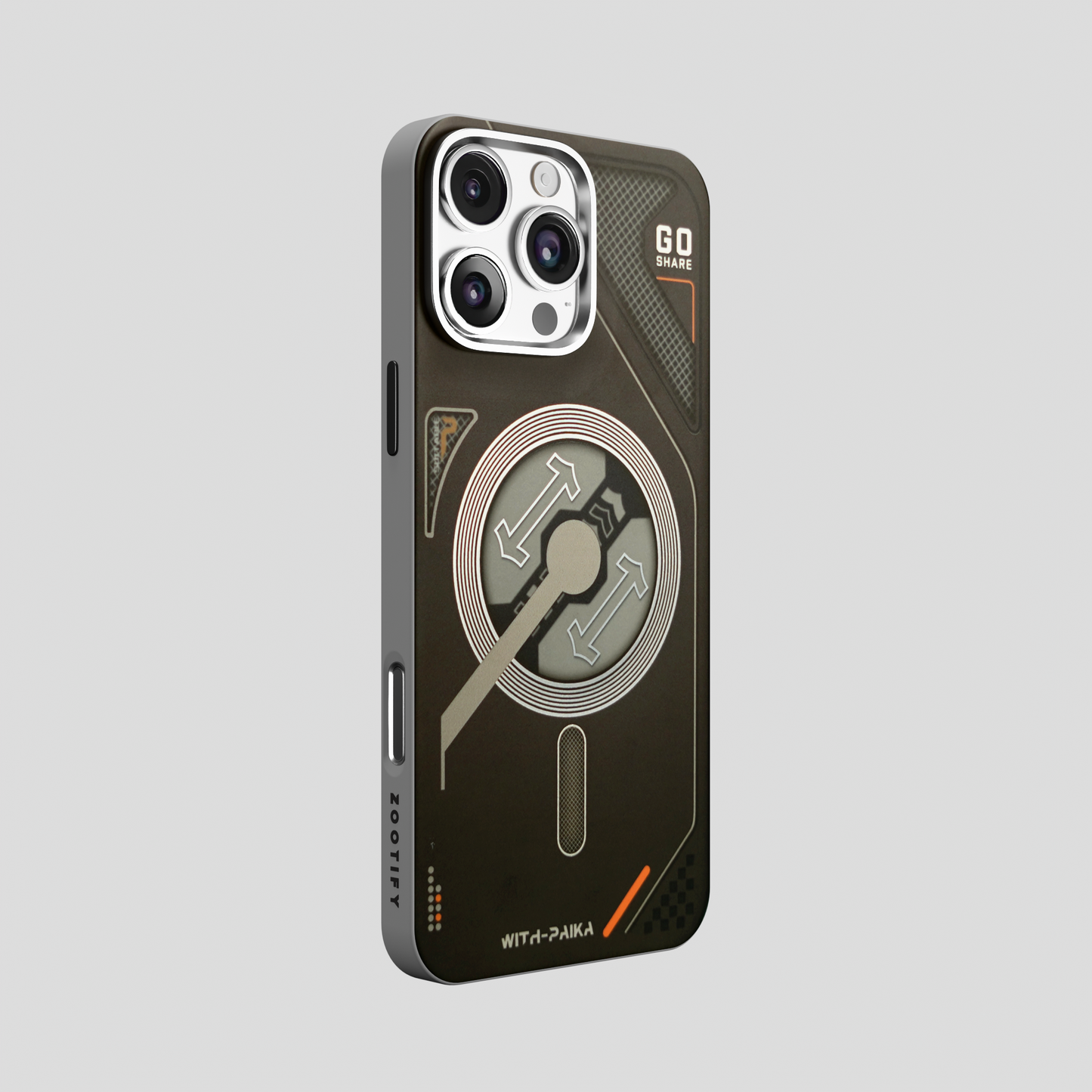 VectorEdge – Black Modern Aesthetics Magsafe case for iPhone 16 pro max