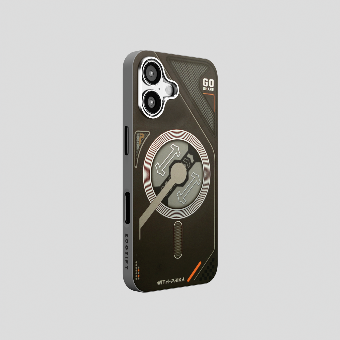 VectorEdge – Black  Modern Aesthetics Magsafe case for iPhone 16