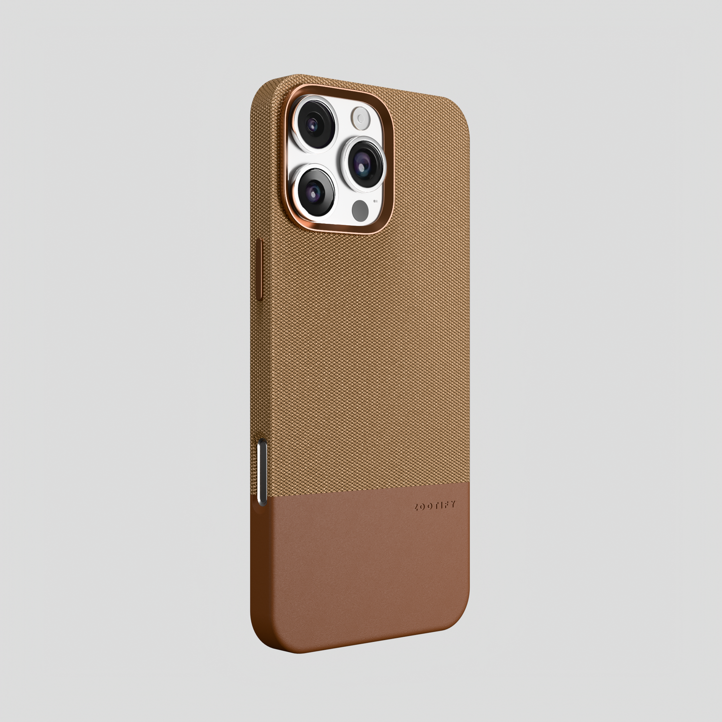 ForgeCraft – Dessert Vintage Leather Grip Case for iPhone 16 pro max