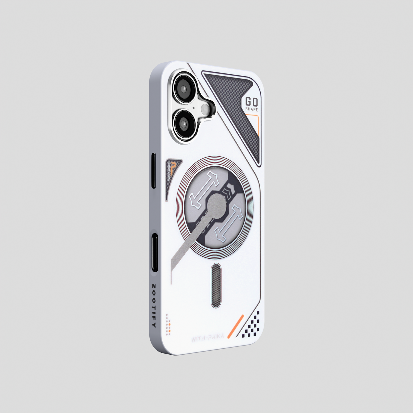 VectorEdge – White Modern Aesthetics Magsafe case for iPhone 16