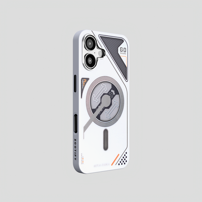 VectorEdge – White Modern Aesthetics Magsafe case for iPhone 16