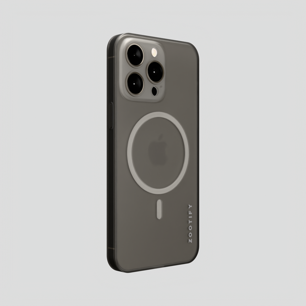 Textura – Grey PaperFeel MagSafe Case for iPhone 15 pro max