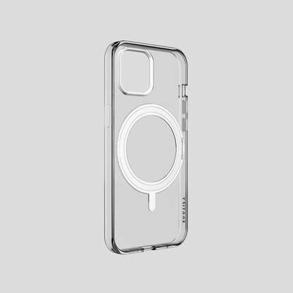 Orbit Grip – 360° Tactile O-Stand Clear transparent Case for iPhone 15