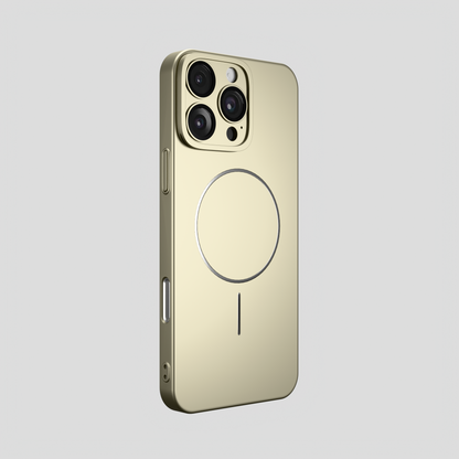 CamSafe – Green Minimal phone case with Kickstand & LensGuard for iPhone 16 pro max