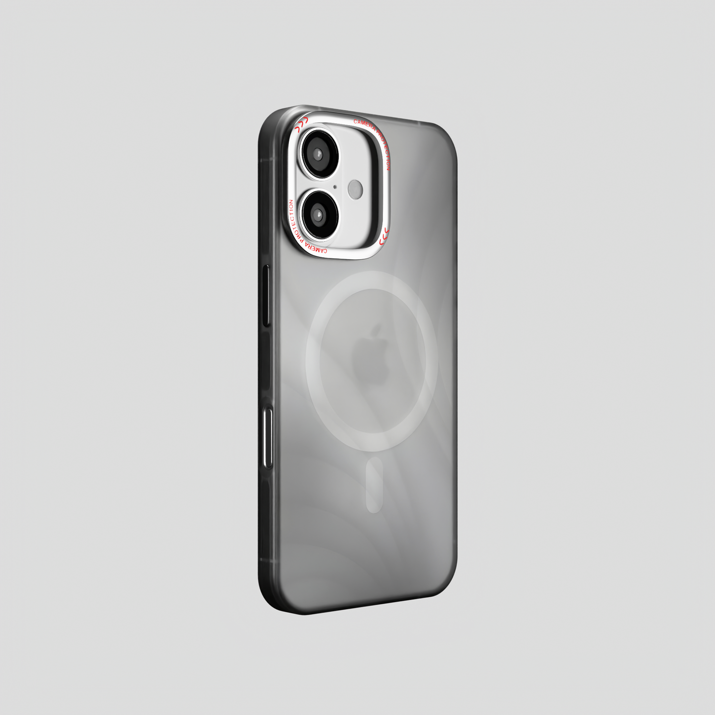MeteorGlow – Titanium Grey Unique Frosted Finish MagSafe Case for iPhone 16