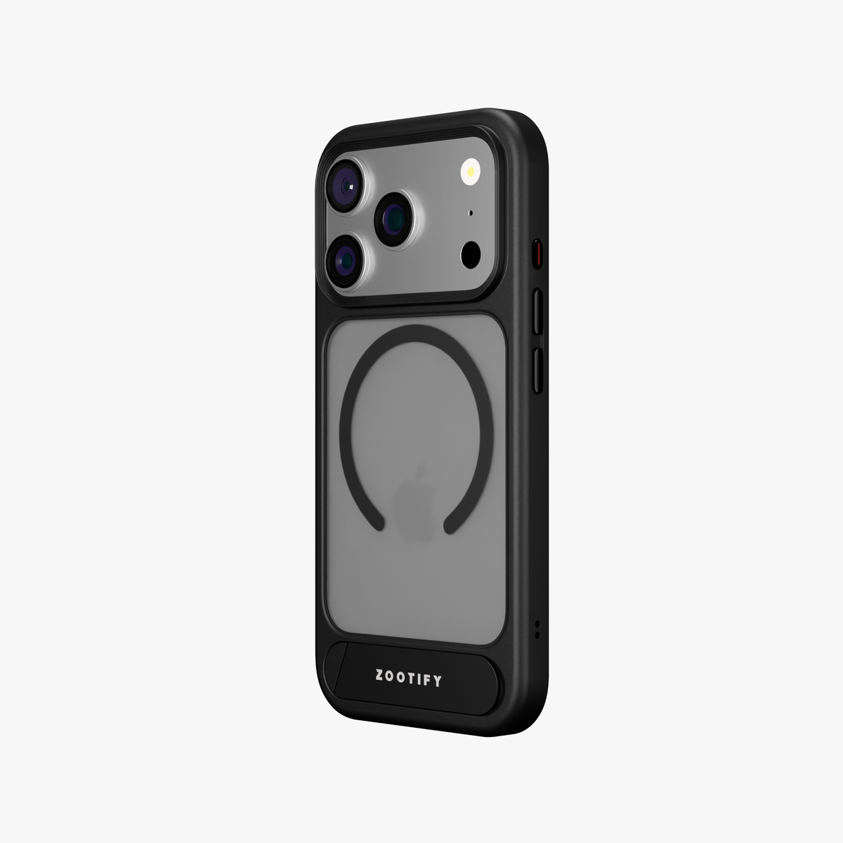 Frostand – Black Frosted MagSafe Case Cover with Kickstand for iPhone 17 Pro Max