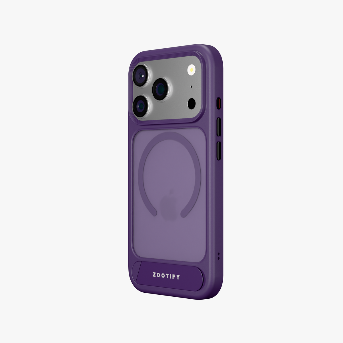 Frostand – Purple Frosted MagSafe Case Cover with Kickstand for iPhone 17 Pro Max