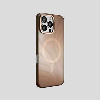 MeteorGlow – Desert Unique Frosted Finish MagSafe Case for iPhone 16 pro