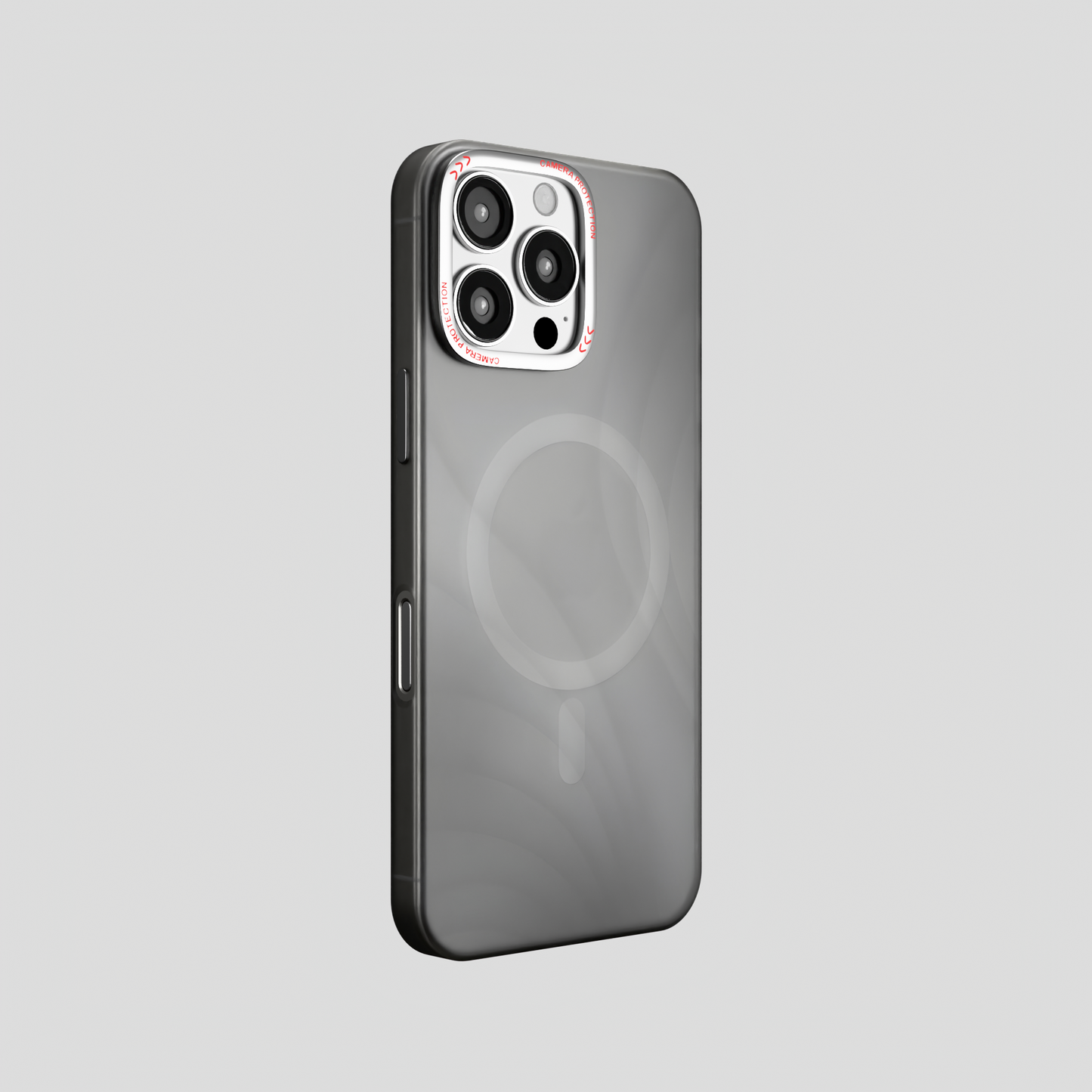 MeteorGlow – Titanium Grey Unique Frosted Finish MagSafe Case for iPhone 16 pro